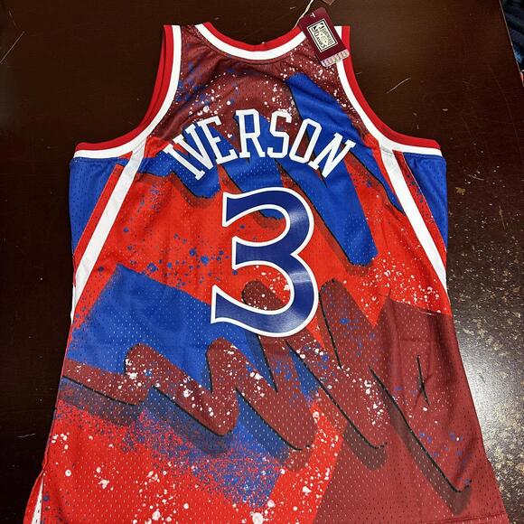 Mitchell & Ness Iverson Philadelphia 76ers basketball jersey large - Picture 3 of 6